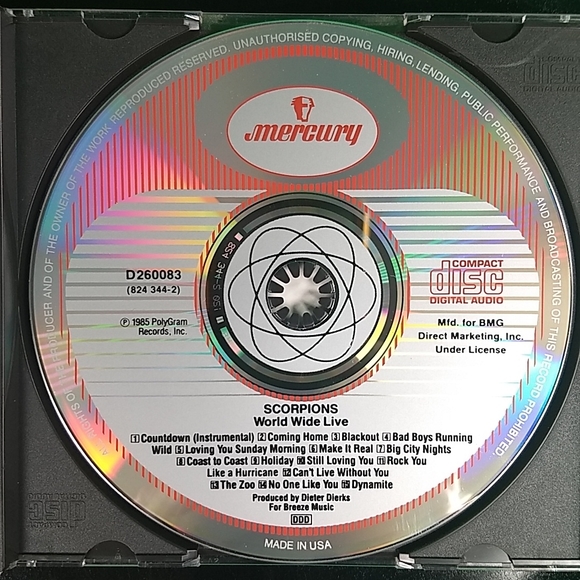 Scorpions: World Wide Live CD - Picture 5 of 11